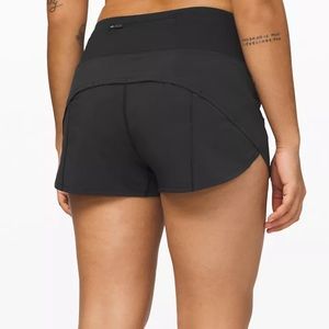Lulu lemon black running athletic shorts